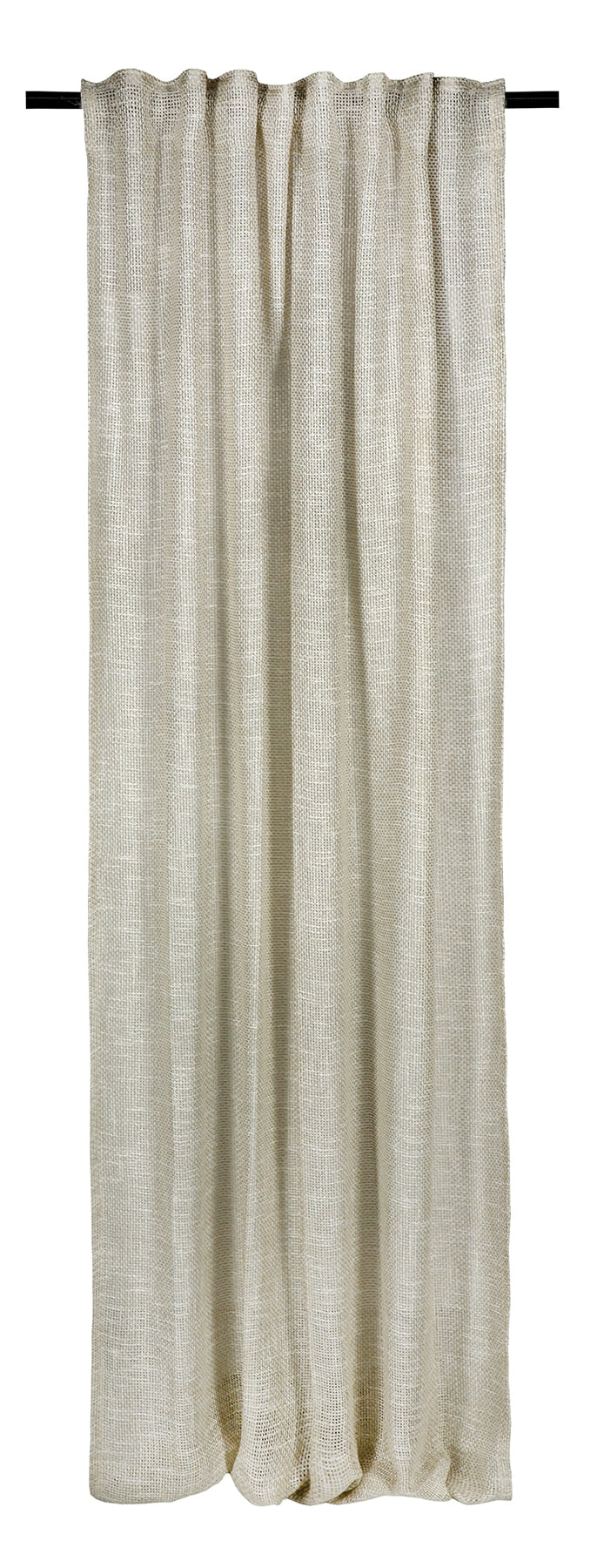 Luxe gordijn – Lineair - zand - formaat 130 x 250 cm