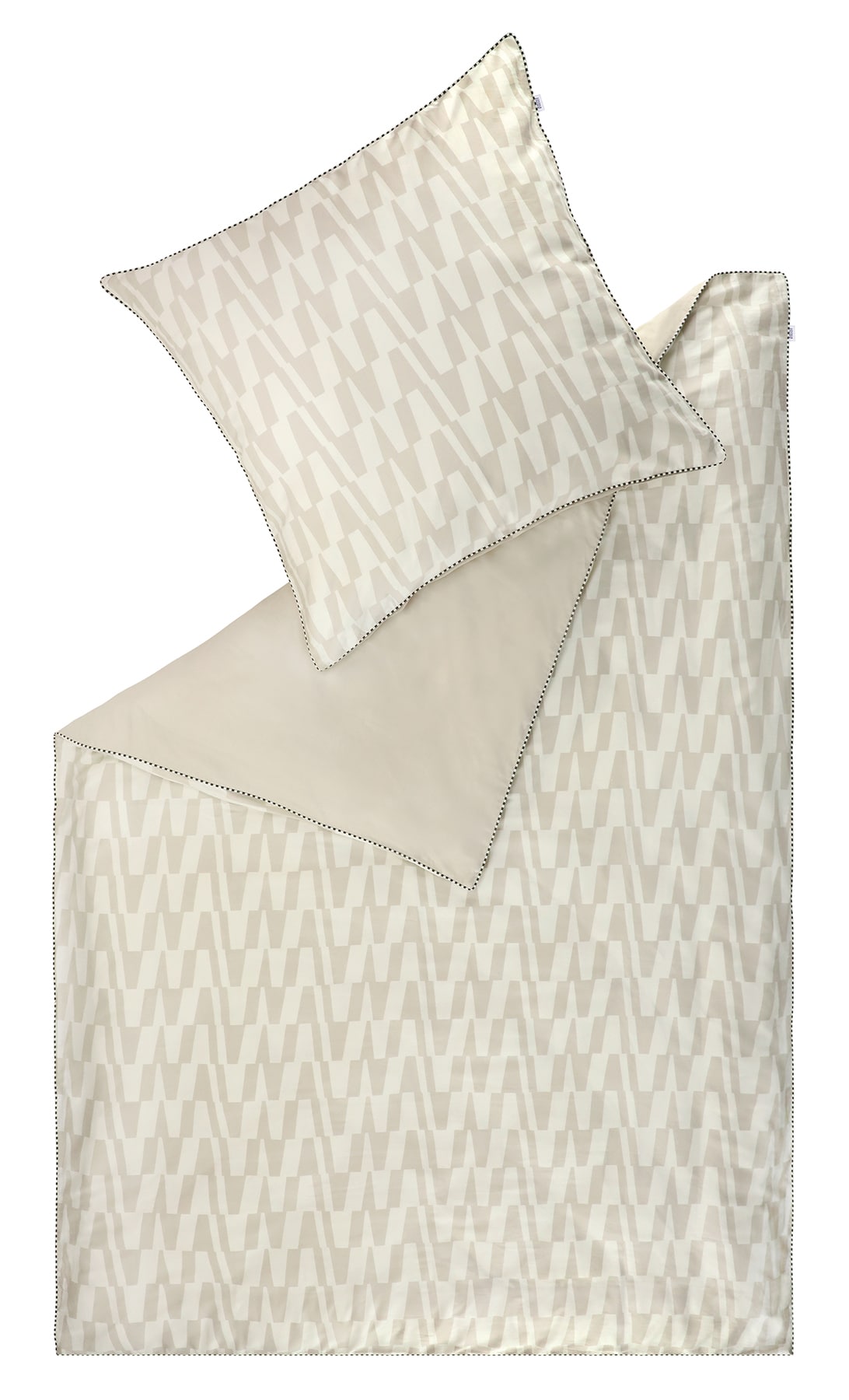 Fleur beige print Schöner Wohnen dekbedovertrek 1 persoons met 1 GRATIS kussensloop