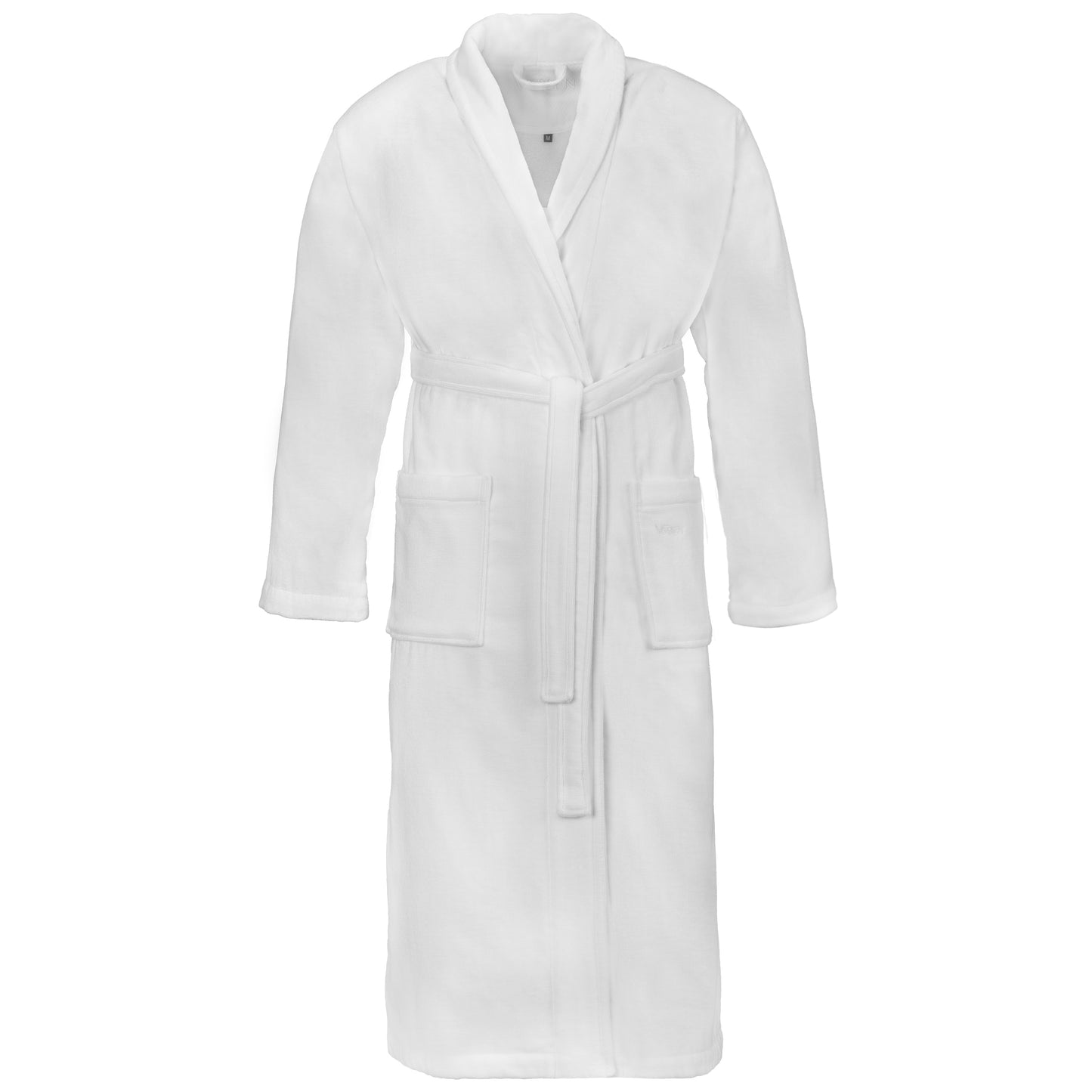 Vossen Feeling-L – Unisex badjas – 100% Katoen Web-Velours – zacht & Licht – Met Sjaalkraag & AIR-Pillow Frottier