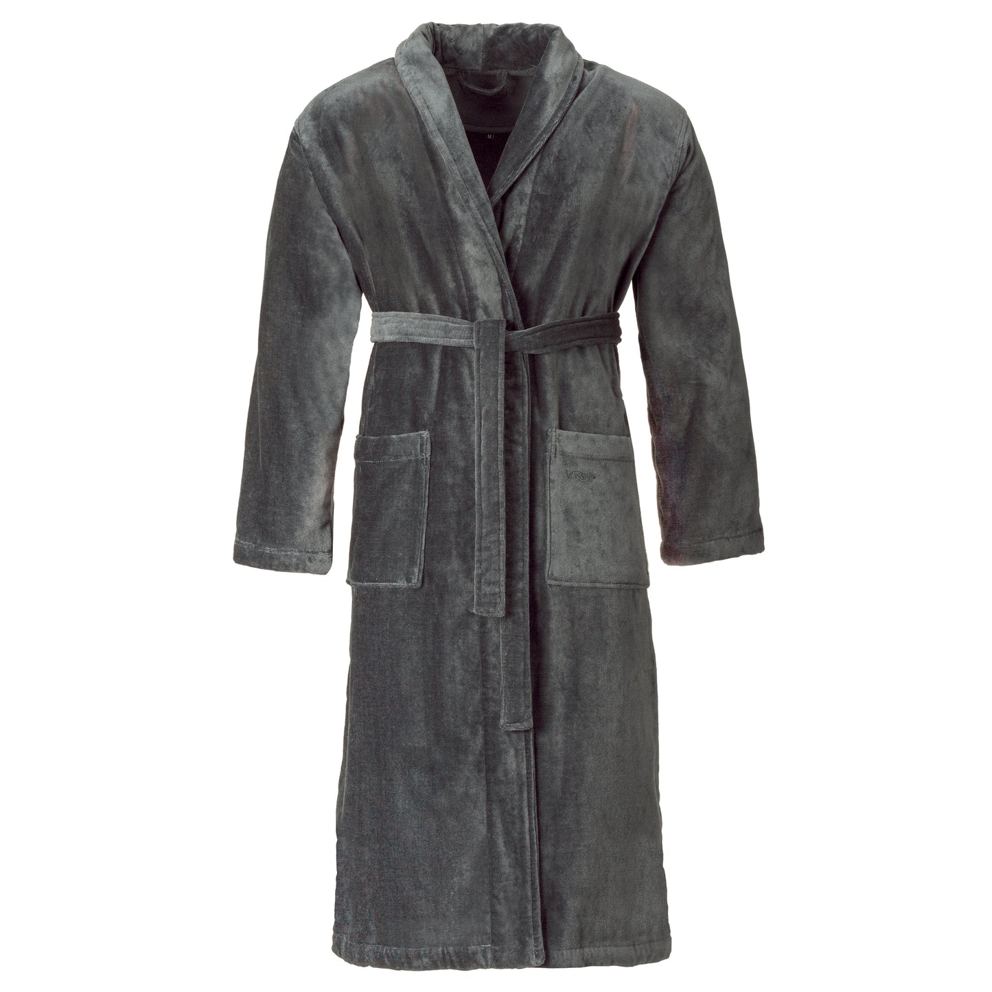 Vossen Feeling-L – Unisex badjas – 100% Katoen Web-Velours – zacht & Licht – Met Sjaalkraag & AIR-Pillow Frottier