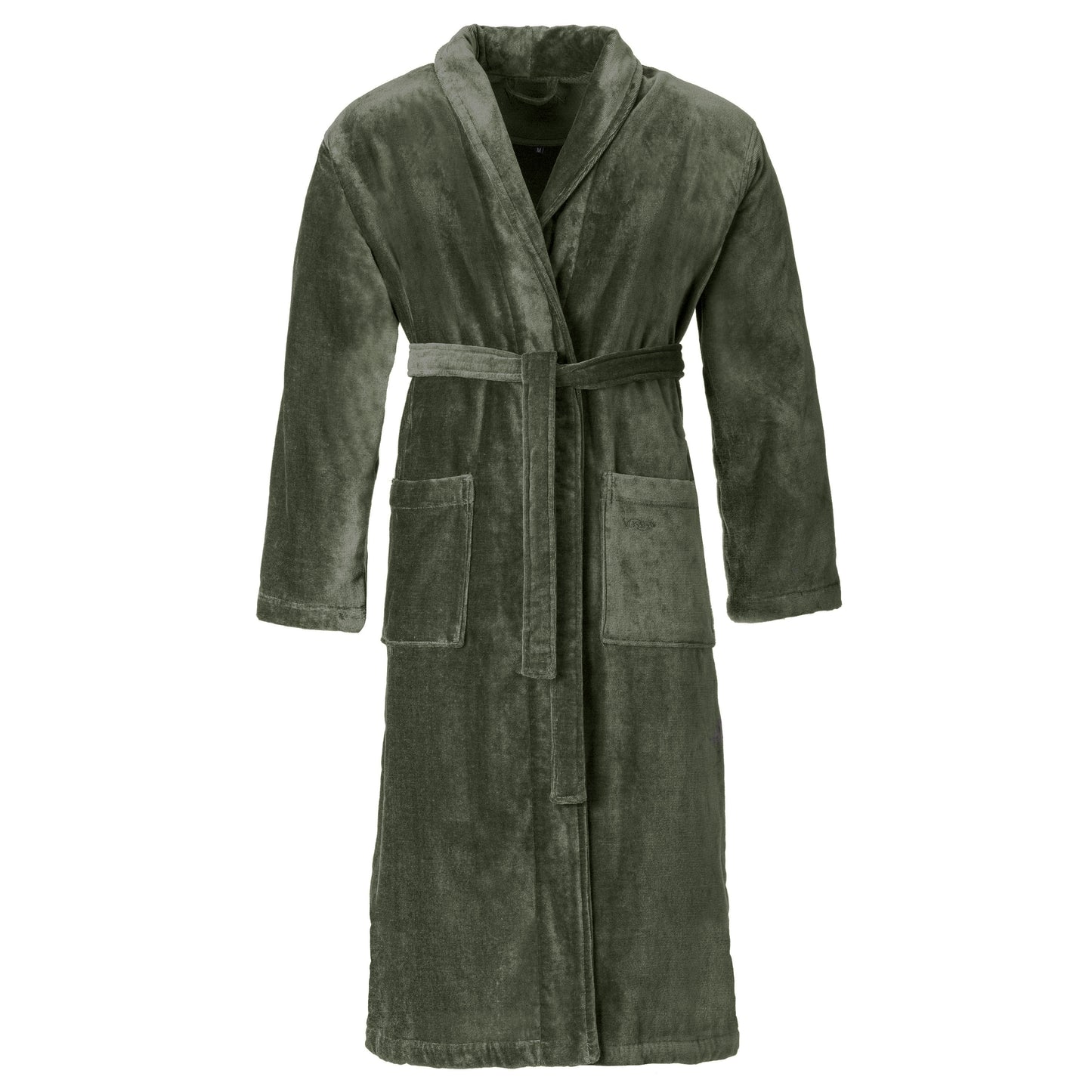 Vossen Feeling-L – Unisex badjas – 100% Katoen Web-Velours – zacht & Licht – Met Sjaalkraag & AIR-Pillow Frottier
