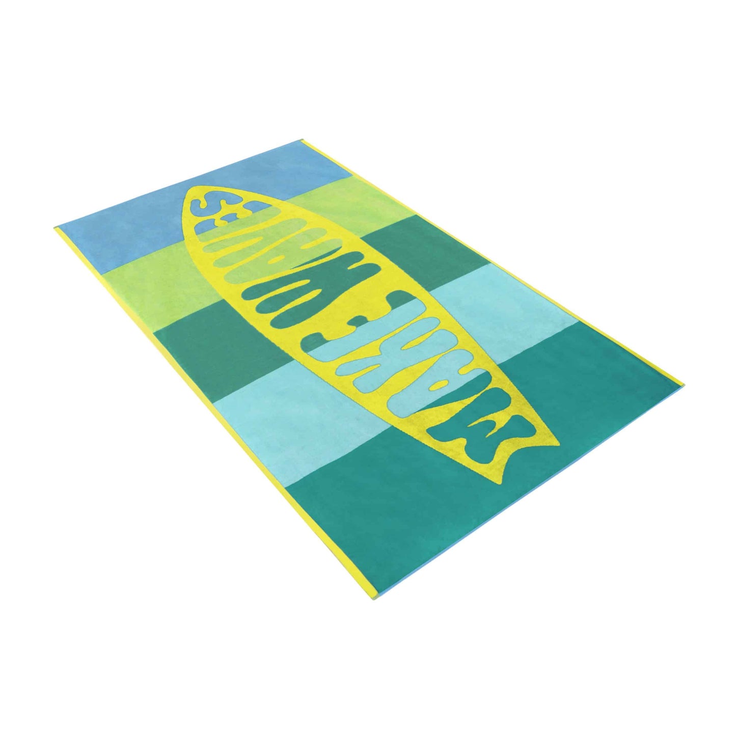 make golven strandlaken ijsblauw Vossen – 100x180 cm – 100% katoen