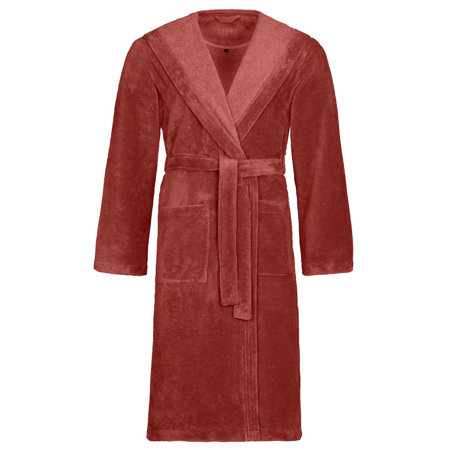 Vossen Lynn badjas – Unisex - 120 cm – zachte Katoen-microfiber mix – Met capuchon & zakken – Vegan & Oeko-Tex
