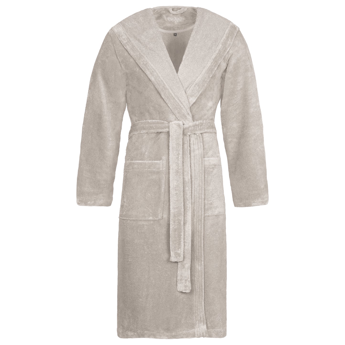 Vossen Lynn badjas – Unisex - 120 cm – zachte Katoen-microfiber mix – Met capuchon & zakken – Vegan & Oeko-Tex