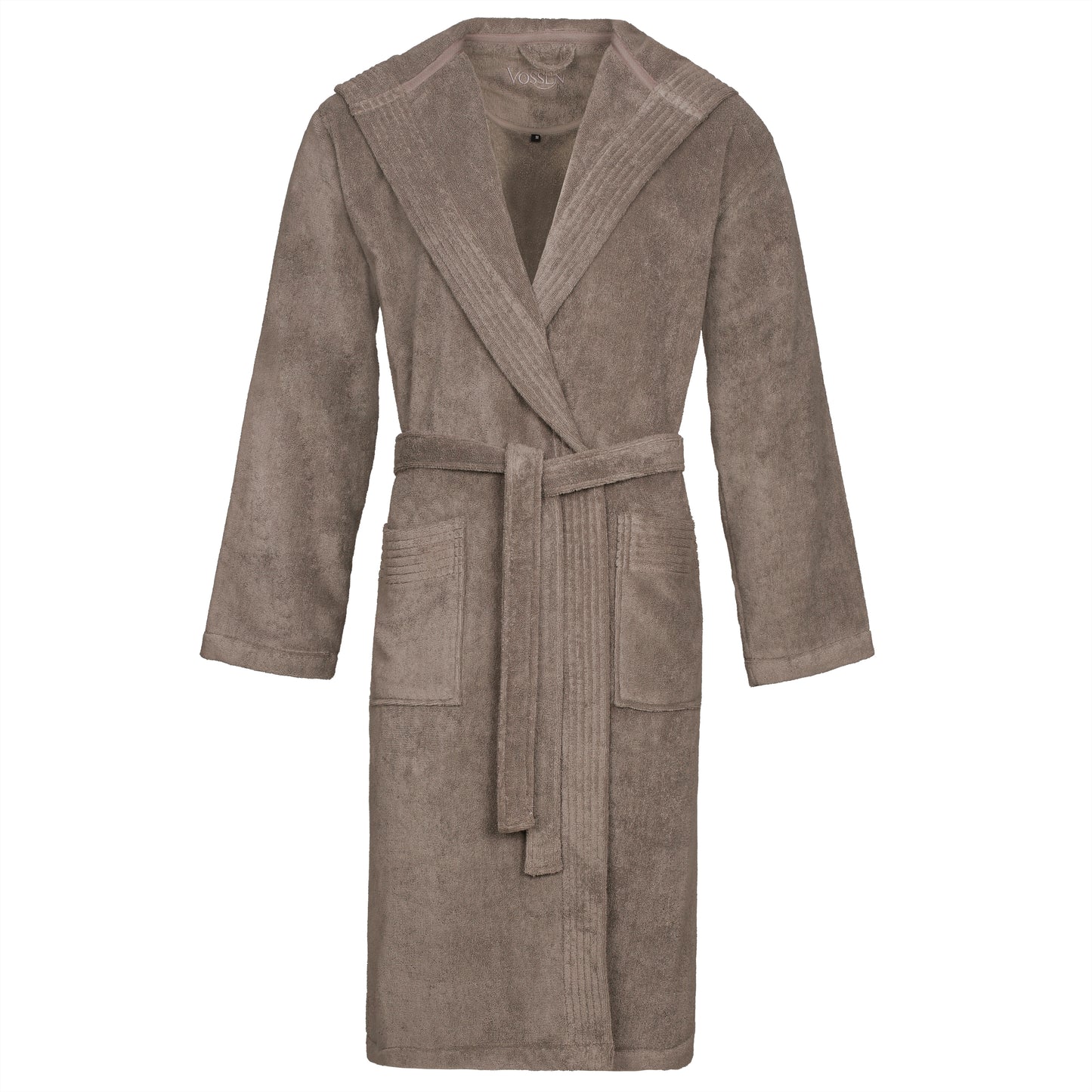 Vossen Vegan Life – Unisex badjas – 100% Vegan Katoen – Met capuchon – Extra zacht & absorberend – duurzaam & huidvriendelijk