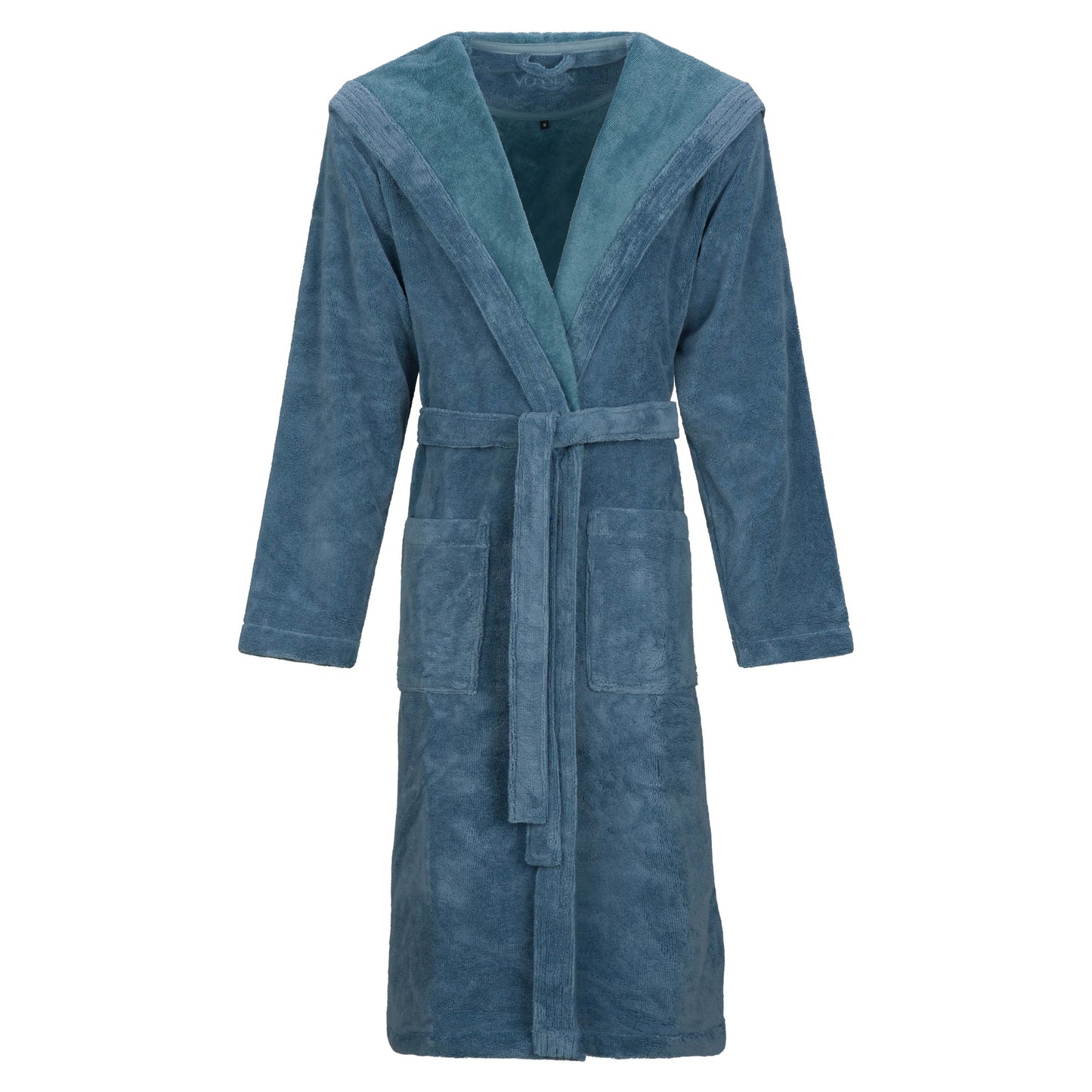 Vossen Lynn badjas – Unisex - 120 cm – zachte Katoen-microfiber mix – Met capuchon & zakken – Vegan & Oeko-Tex