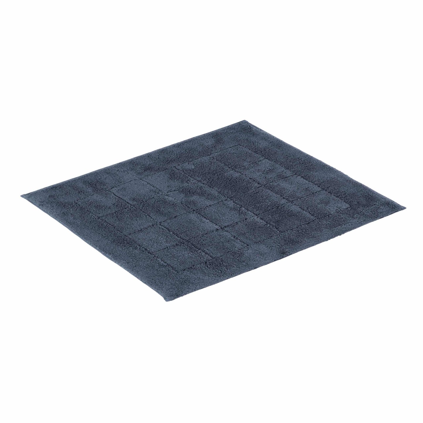 Vossen Exclusieve badmat – 55x65cm – Zacht Katoen – Geometrisch Hoog-Laag Patroon – geschikt voor vloerverwarming – Wasbaar & Drogerbestendig