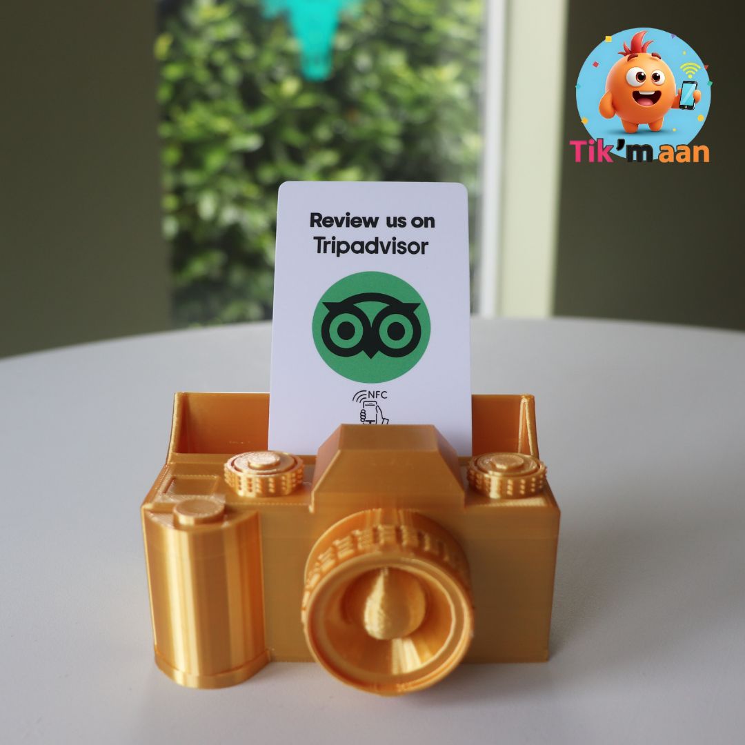 Tik 'm aan Mini Display – Camera Editie + gratis Google review pas