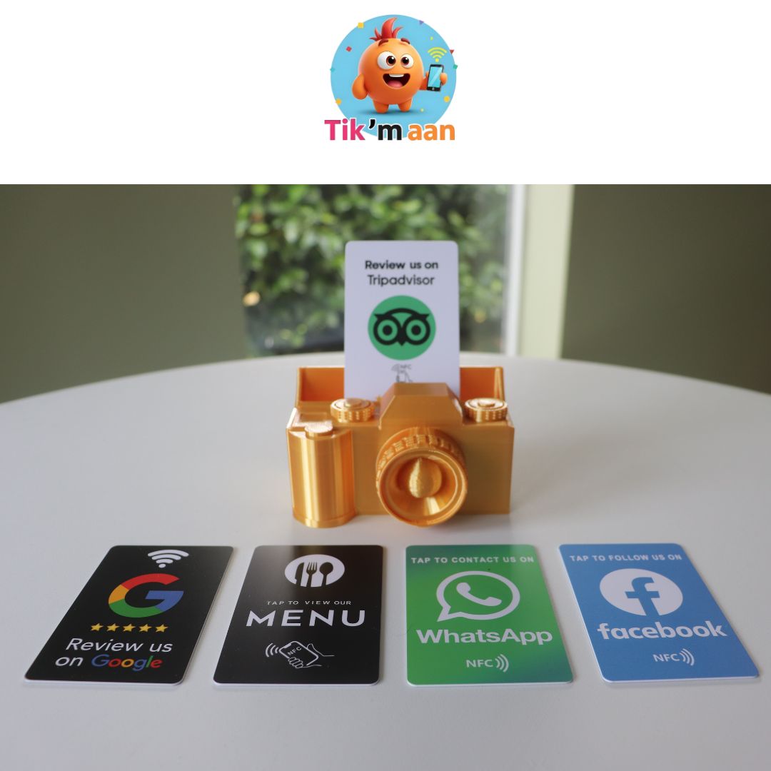 Tik 'm aan Mini Display – Camera Editie + gratis Google review pas
