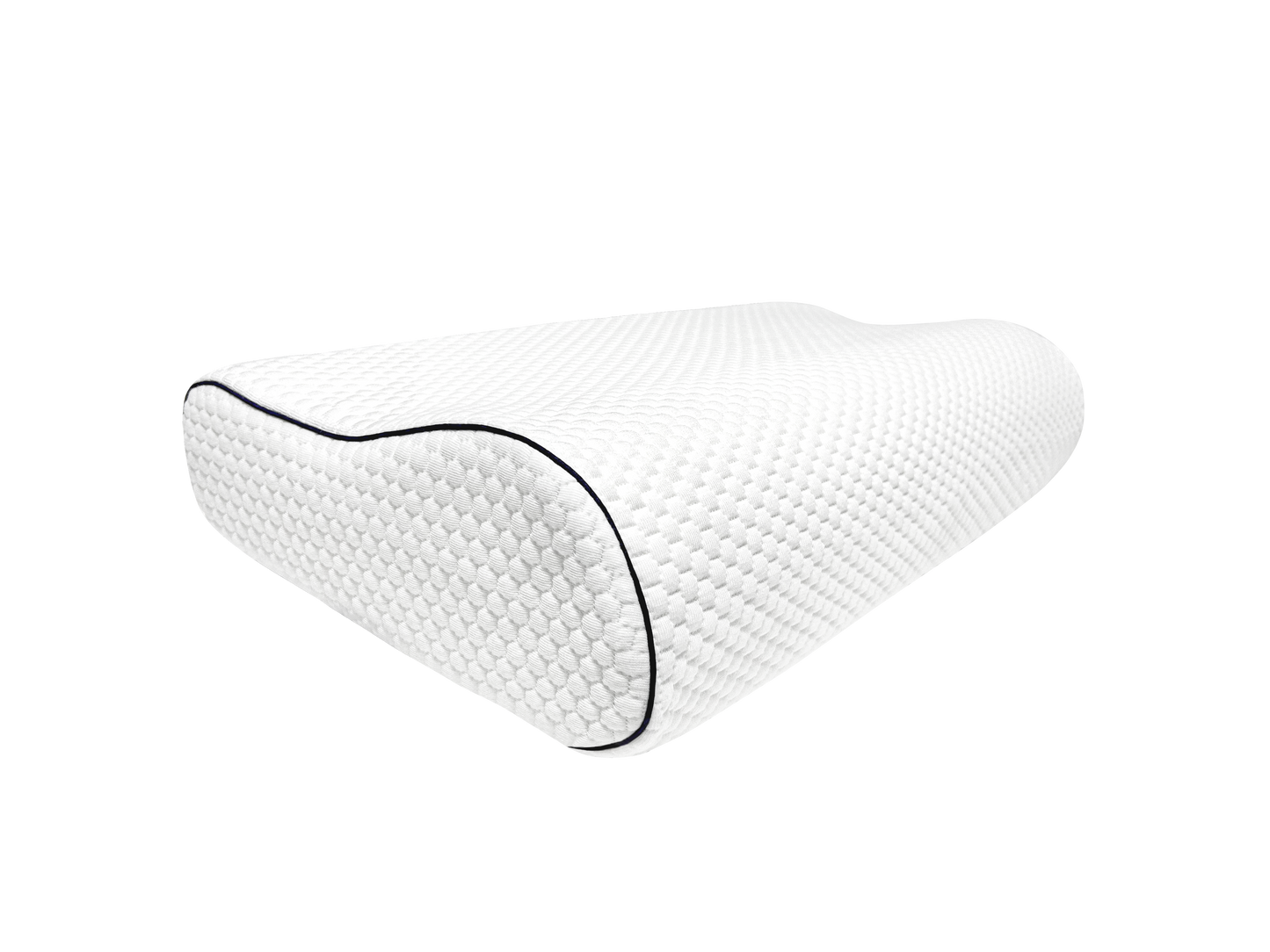 Verstelbaar Neksteunkussen 60x30 cm – Met Ventilatiekanalen en Extra Hoogtelaag voor Rug- en Zijslapers