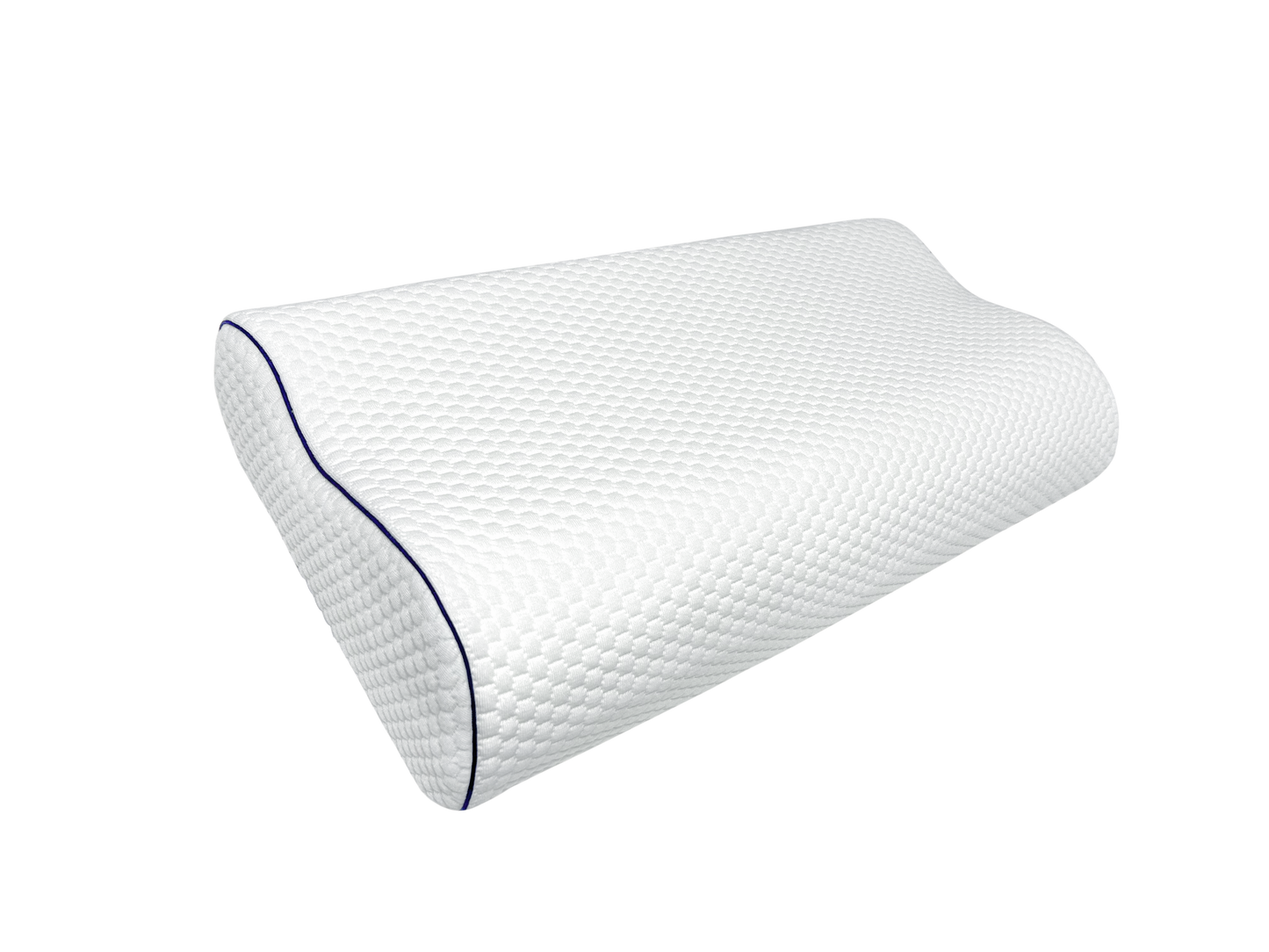 Verstelbaar Neksteunkussen 60x30 cm – Met Ventilatiekanalen en Extra Hoogtelaag voor Rug- en Zijslapers