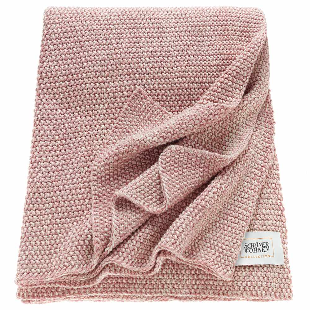 Zacht Schöner wohnen Melange Plaid – formaat 130 x 170 cm