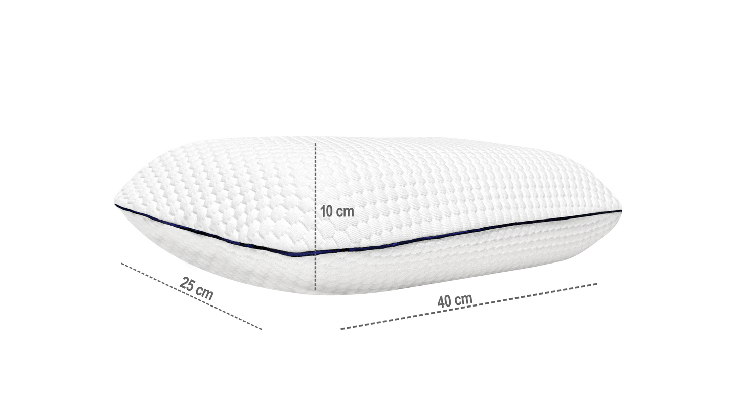 Viscotex Reiskussen van Traagschuim – Ergonomisch, Ventilerend & Compact