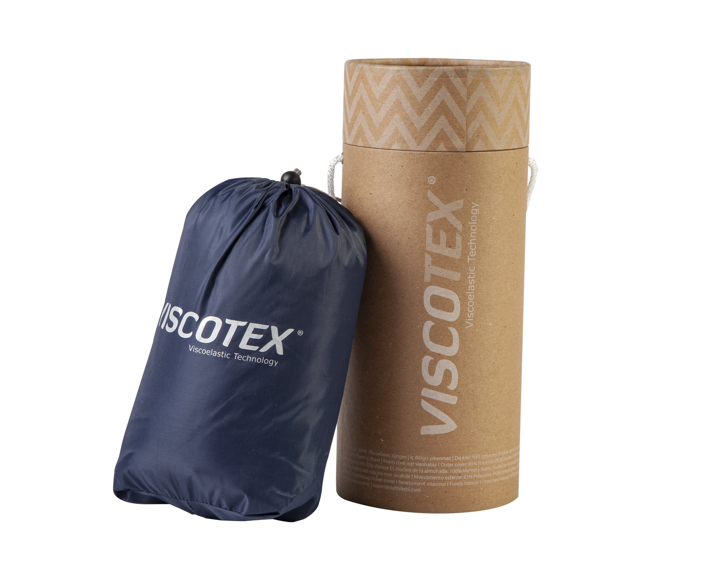 Viscotex Reiskussen van Traagschuim – Ergonomisch, Ventilerend & Compact