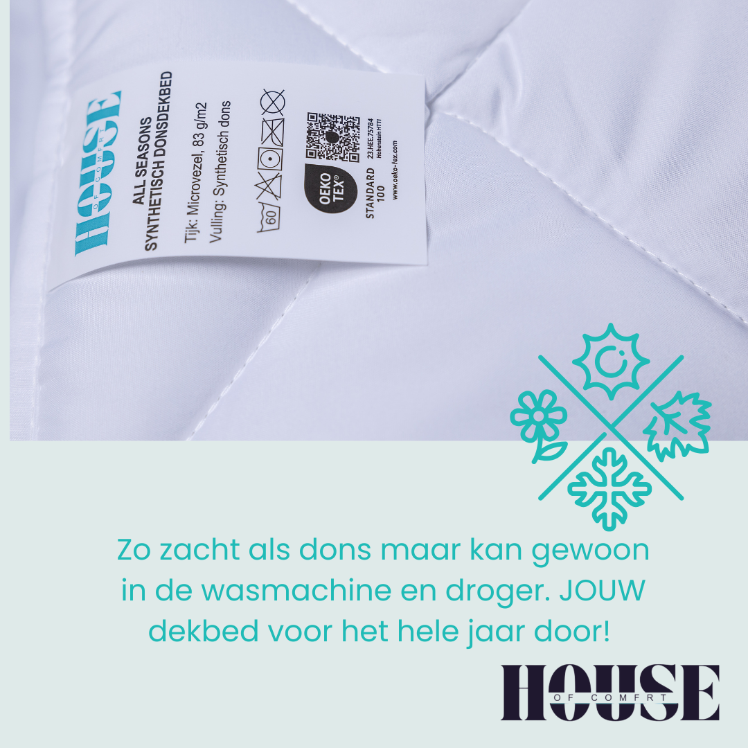 House of Comfrt Dekbed – Donsgevoel met slim gemak