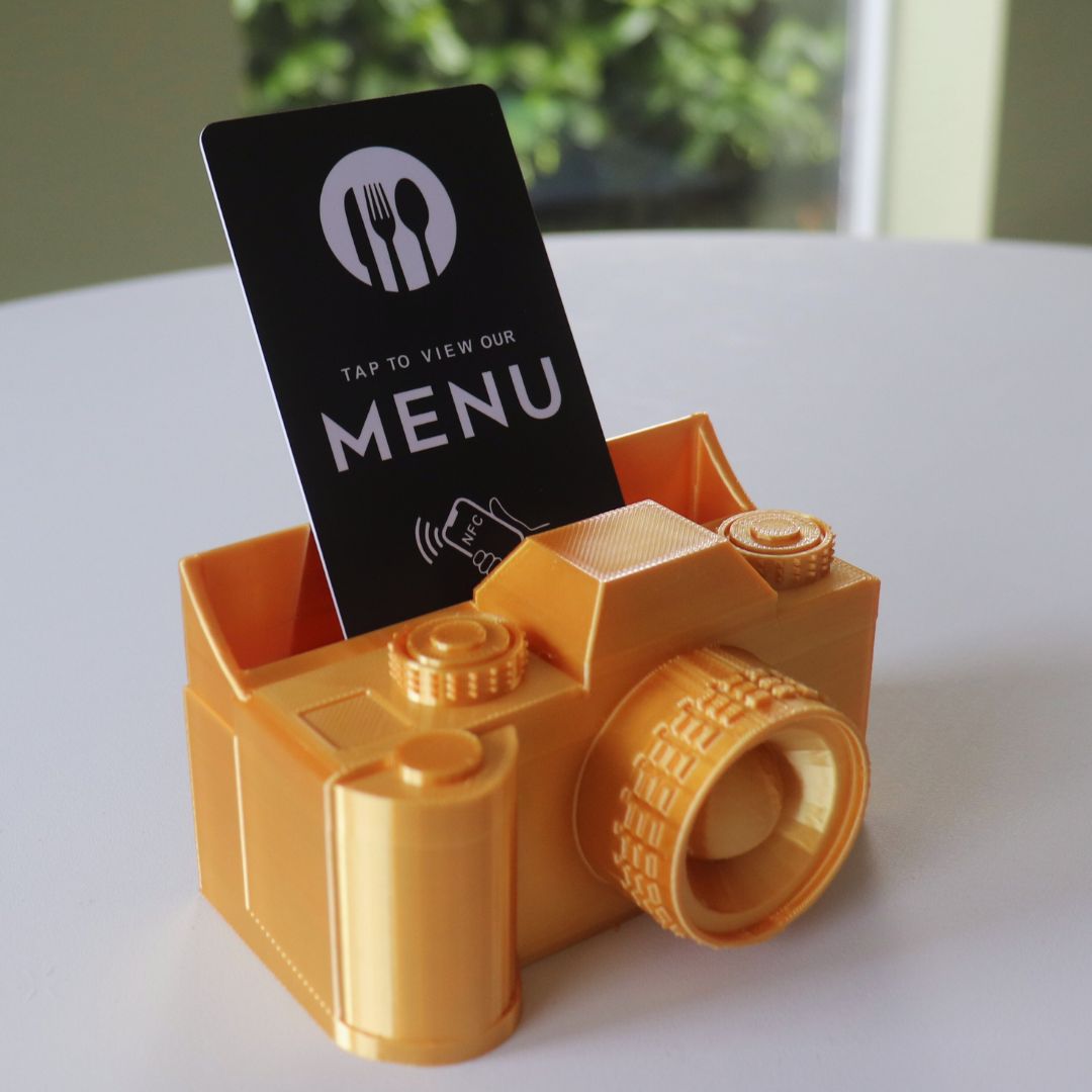Tik 'm aan Mini Display – Camera Editie + gratis Google review pas