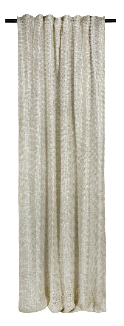 Luxe gordijn – Lineair - zand - formaat 130 x 250 cm