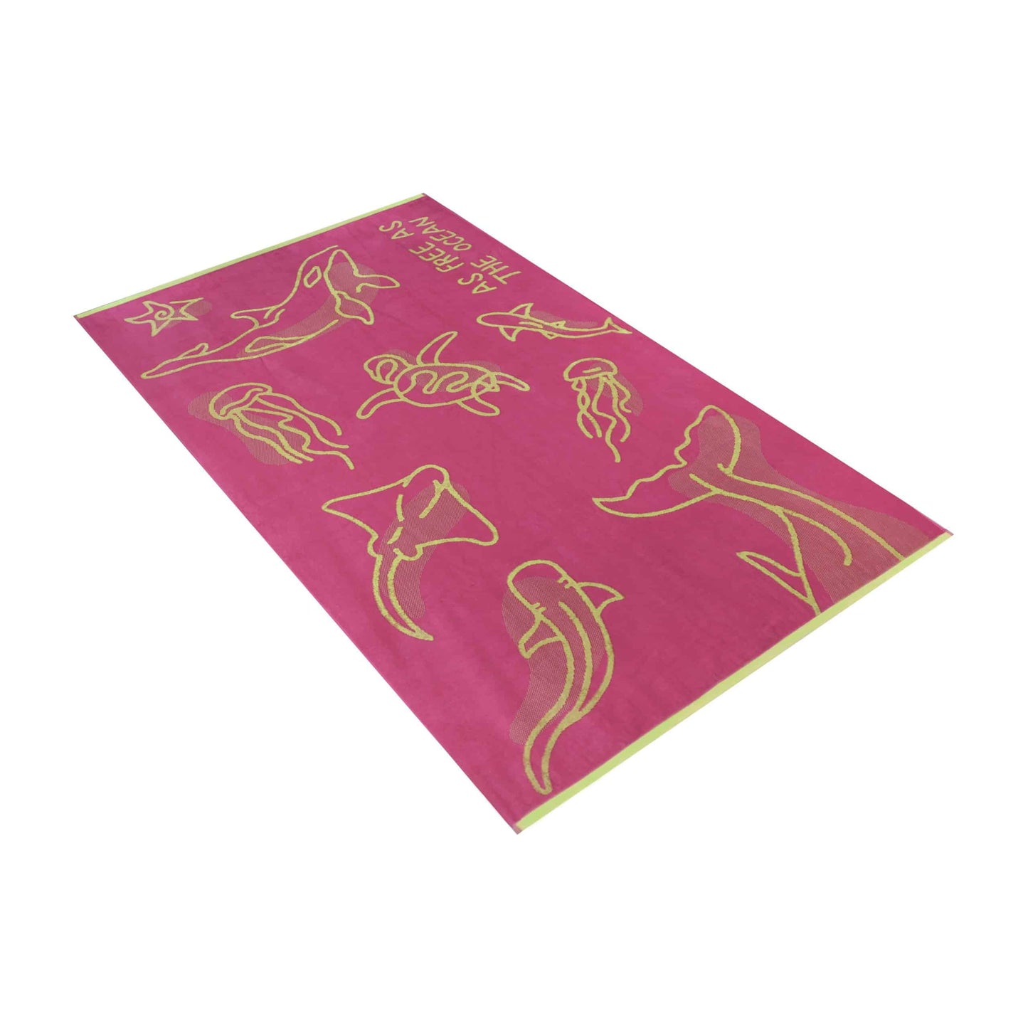 Free ocean strandlaken prime rose Vossen  – 100x180 cm – 100% katoen