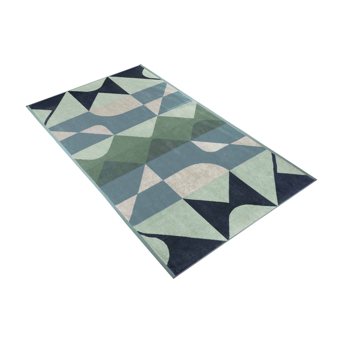 Geometrische glow strandlaken kosmos Vossen – 100x180 cm – 100% katoen