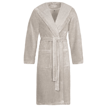 Vossen Lynn badjas – Unisex - 120 cm – zachte Katoen-microfiber mix – Met capuchon &amp; zakken – Vegan &amp; Oeko-Tex