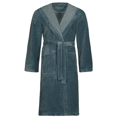 Vossen Lynn badjas – Unisex - 120 cm – zachte Katoen-microfiber mix – Met capuchon &amp; zakken – Vegan &amp; Oeko-Tex