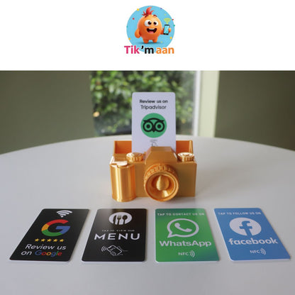Tik 'm aan Mini Display – Camera Editie + gratis Google review pas