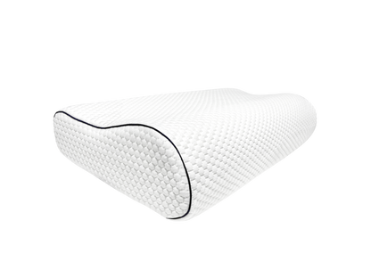 Verstelbaar Neksteunkussen 60x30 cm – Met Ventilatiekanalen en Extra Hoogtelaag voor Rug- en Zijslapers