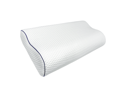 Verstelbaar Neksteunkussen 60x30 cm – Met Ventilatiekanalen en Extra Hoogtelaag voor Rug- en Zijslapers