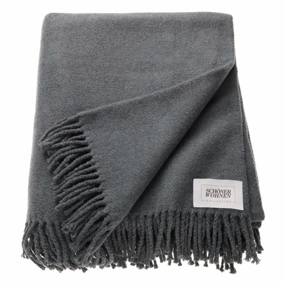 Zacht Schöner wohnen Basics Plaid – formaat 140 x 200 cm