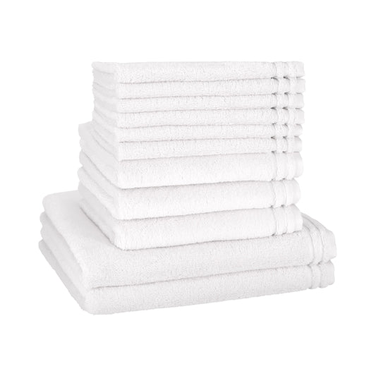 Vossen badgoed set Calypso "duo Kit" bestaande uit 2 royale douchelakens, 3 handdoeken en 6 gastendoekjes