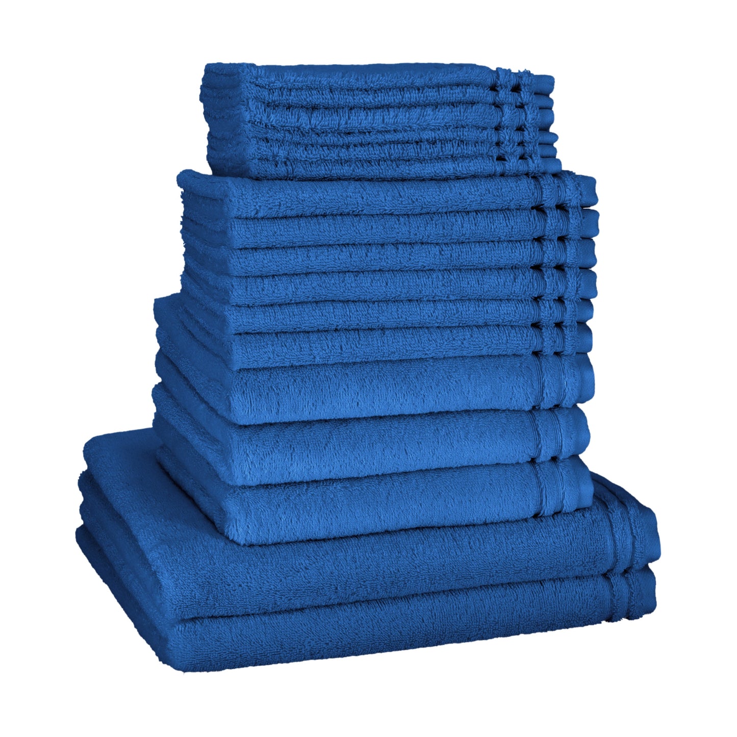 Vossen badgoed set Calypso "family Kit" bestaande uit 2 royale douchelakens, 3 handdoeken, 6 gastendoekjes en 6 washandjes