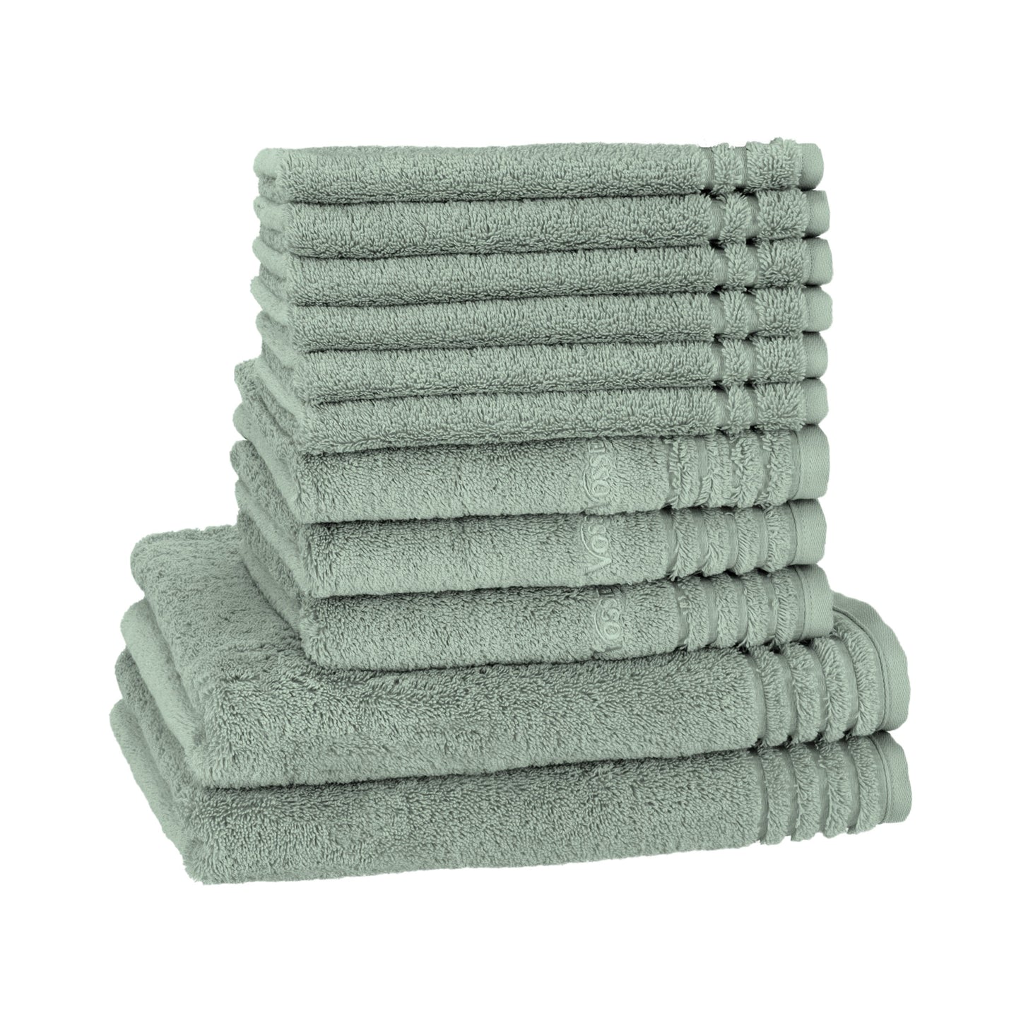 Vossen badgoed set Vienna "duo Kit" bestaande uit 2 royale douchelakens, 3 handdoeken en 6 gastendoekjes