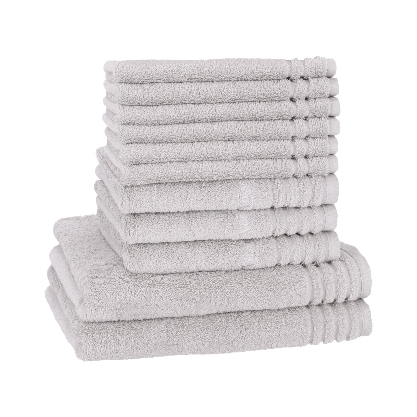 Vossen badgoed set Vienna "duo Kit" bestaande uit 2 royale douchelakens, 3 handdoeken en 6 gastendoekjes