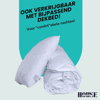 House of comfrt kussen met Tencel, 60x70 cm., verstelbaar voor jouw perfecte nacht, slaap zoals jij dat wil